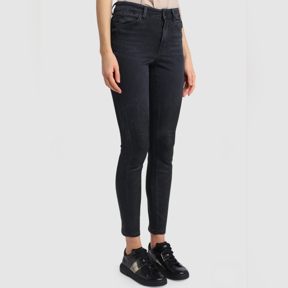 Marc Cain Black High-Rise Skinny Jeans, Size 28 ~ GUC